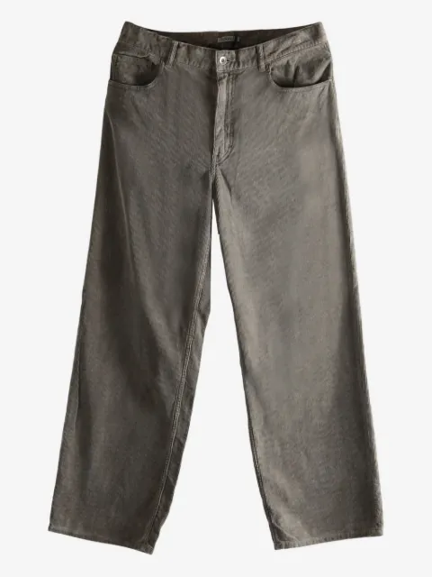 Auralee wide-leg corduroy trousers