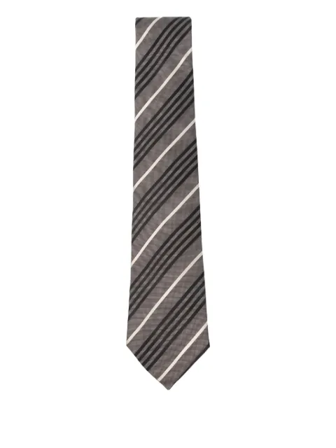Saint Laurent striped silk tie