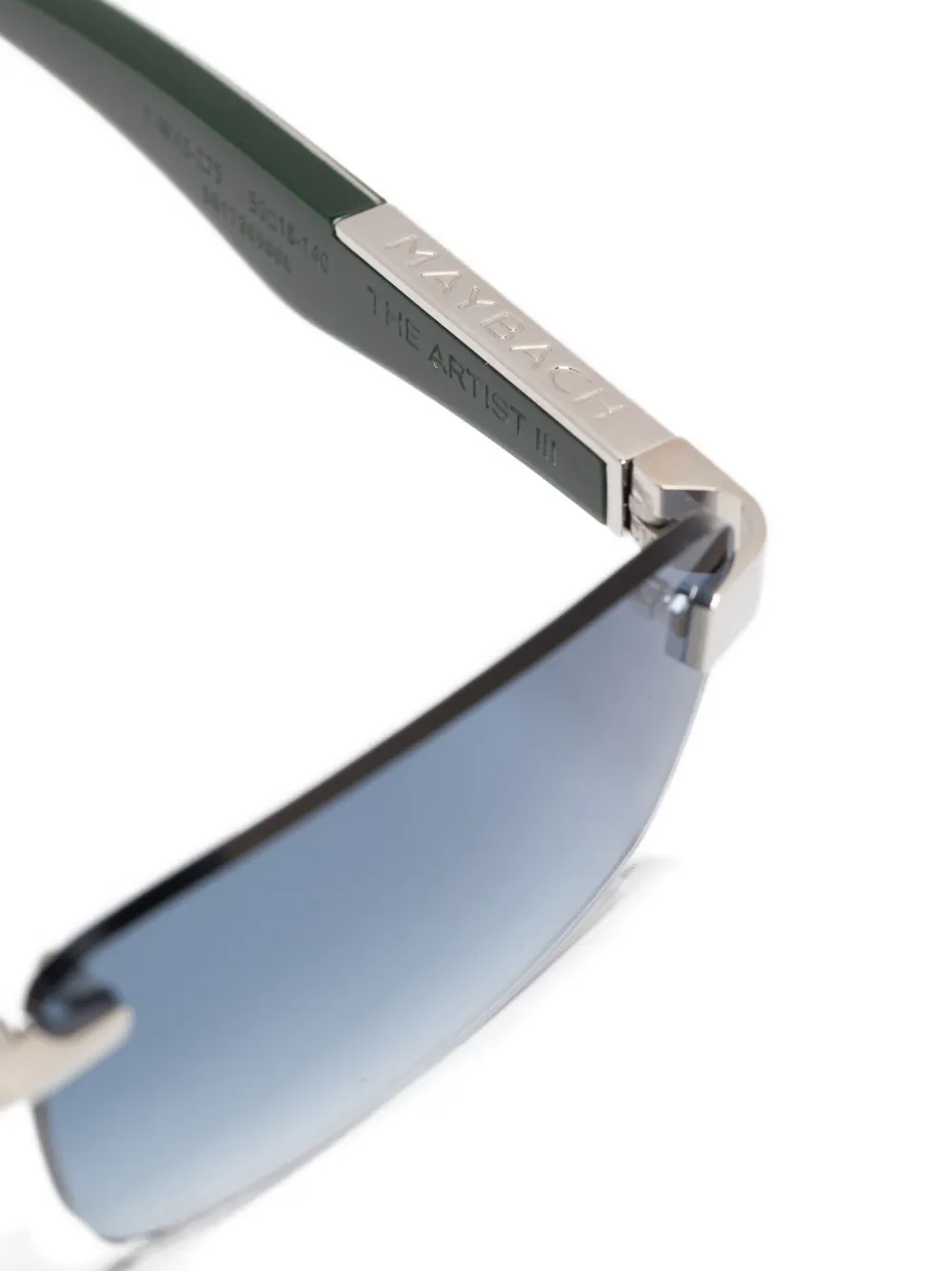  Maybach Eyewear Rectangle-frame Sunglasses - Silver 