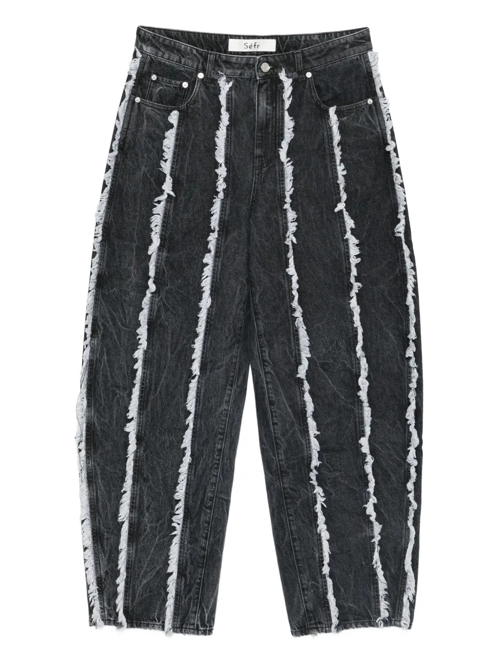 Séfr frayed-detail jeans | Grey | Image 1