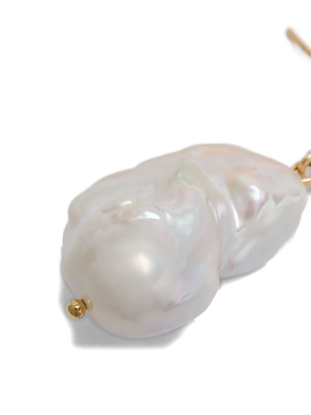 Magda Butrym Rose Pearl Earrings In Gold