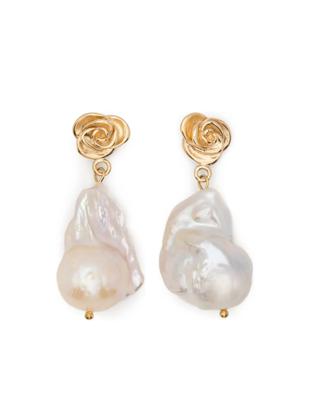 Magda Butrym Rose pearl earrings | Gold | Image 1