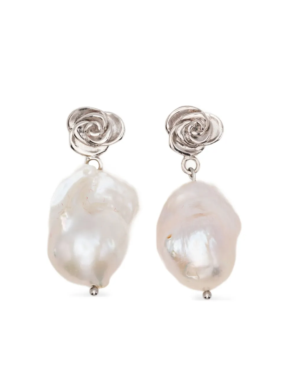 Magda Butrym Rose pearl earrings | Silver | Image 1