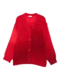 Il Gufo alpaca wool-blend cardigan - Red