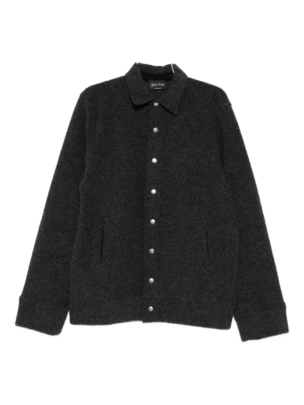 Andrea Ya'aqov wool-blend shirt jacket - Nero