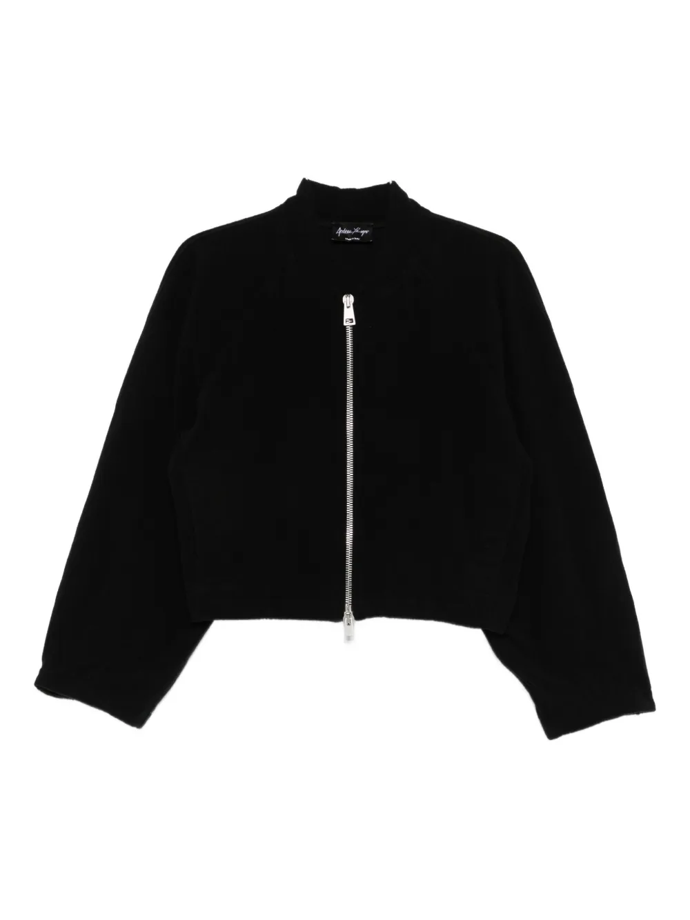 Andrea Ya'aqov Cashmere Bomber Jacket In Black