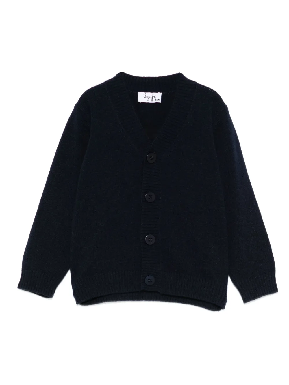 Il Gufo V-neck cardigan | Blue | Image 1