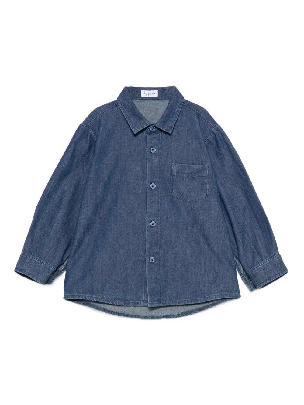 Il Gufo long-sleeved denim shirt | Blue | Image 1
