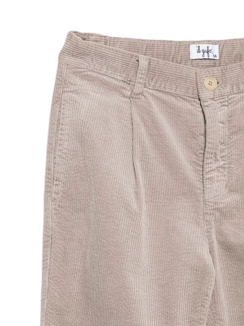 Il Gufo Corduroy Trousers In Gray