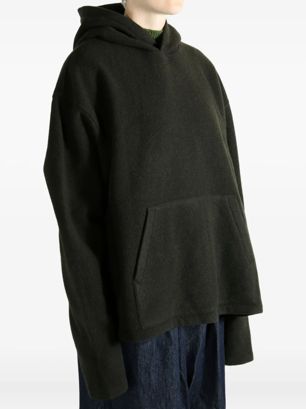 Rier Fleece hoodie Groen