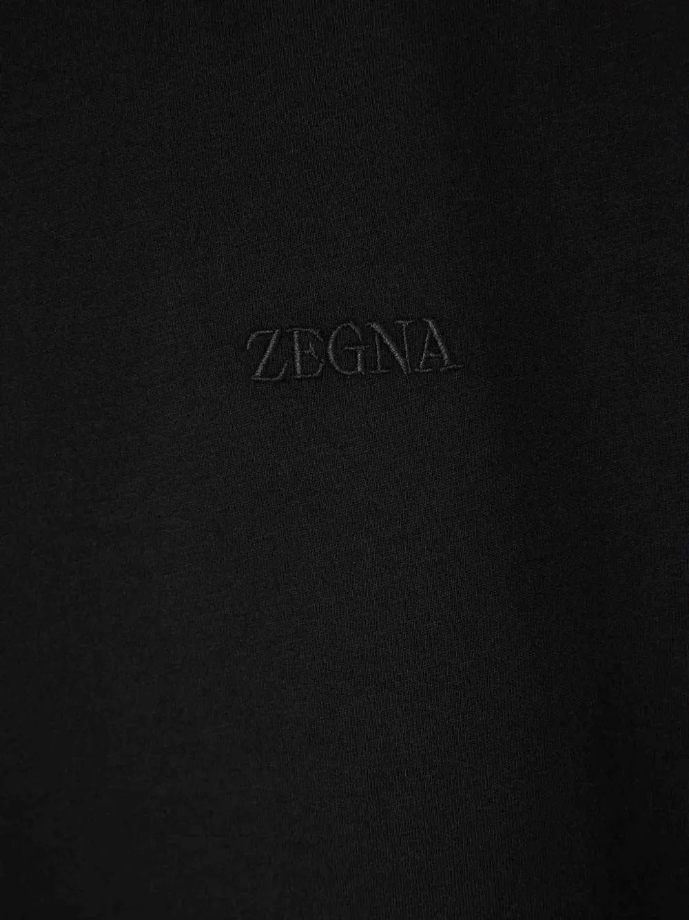Zegna Katoenen T-shirt Zwart