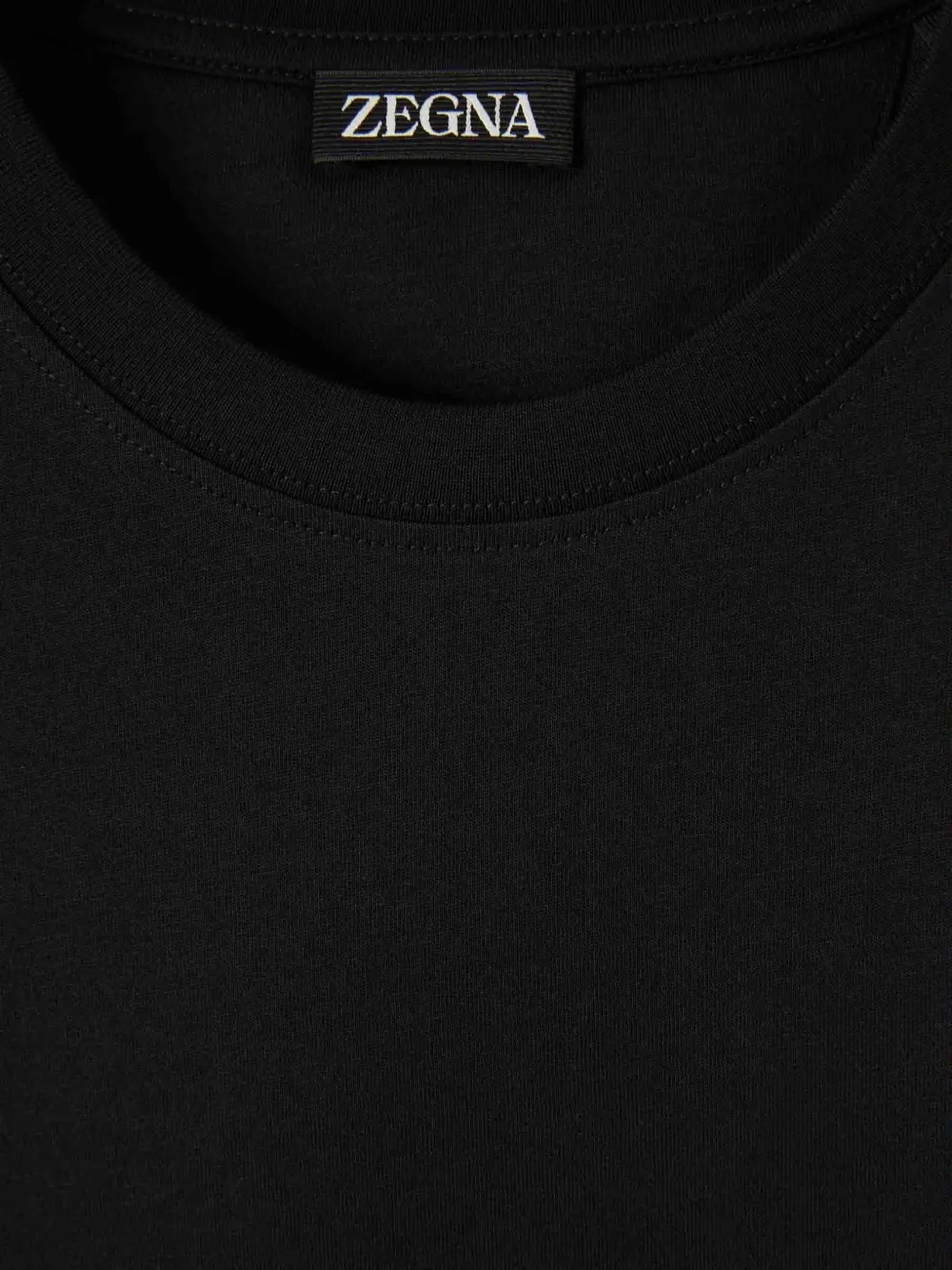Zegna Katoenen T-shirt Zwart
