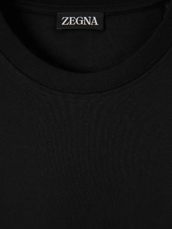 Zegna コットン Tシャツ | ブラック | FARFETCH JP