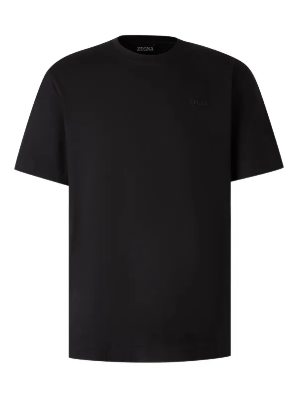 Zegna Cotton T-shirt | Black | FARFETCH ZA