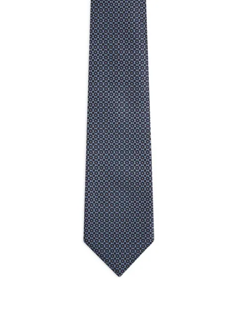 Zegna patterned-jacquard tie