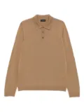 Roberto Collina button-up polo shirt - Brown