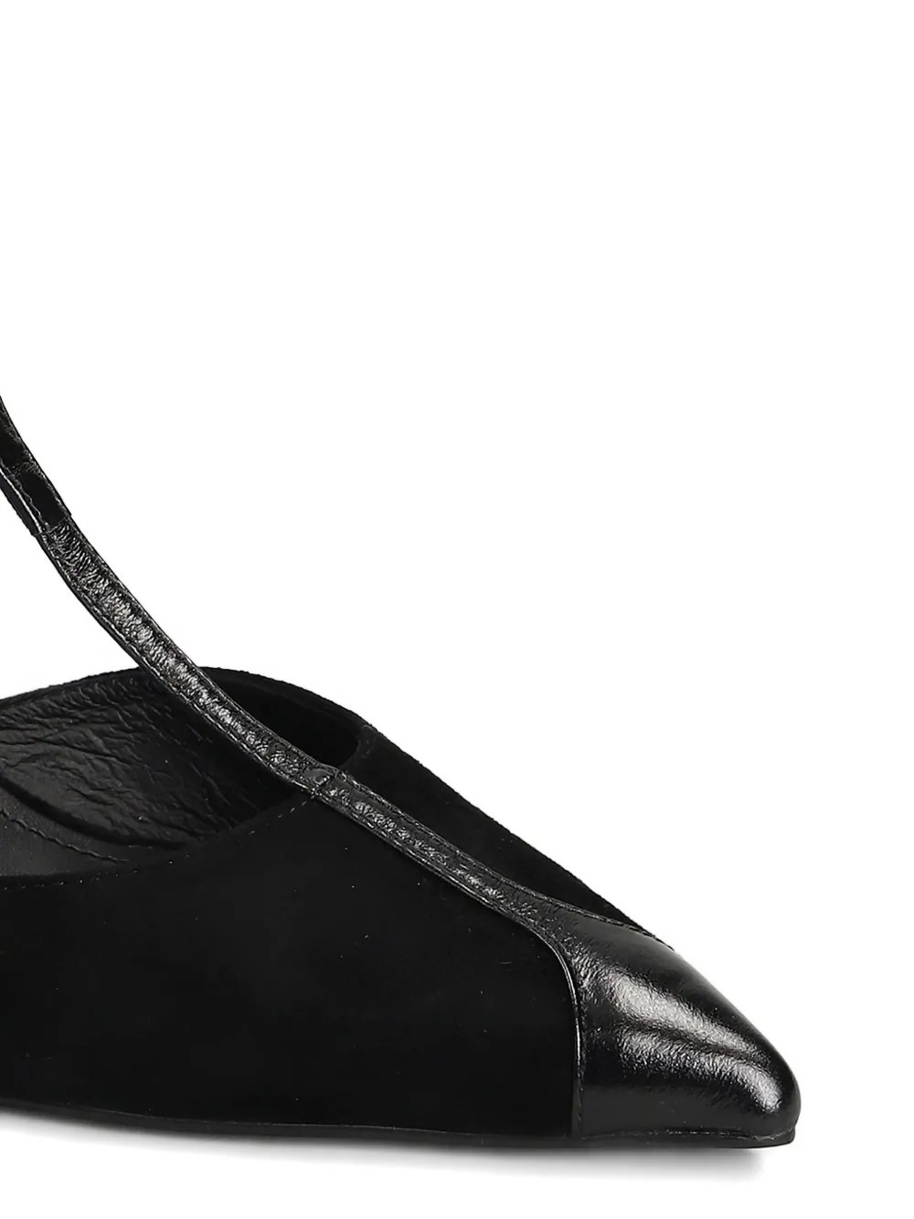 Bibi Lou Suède pumps met T-bandje Zwart