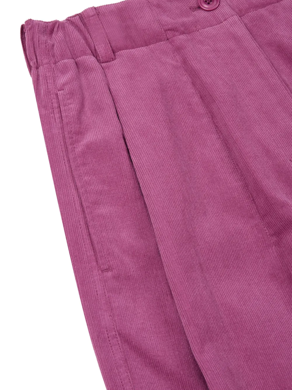 STUDIO TOMBOY Ribfluwelen broek met band Roze