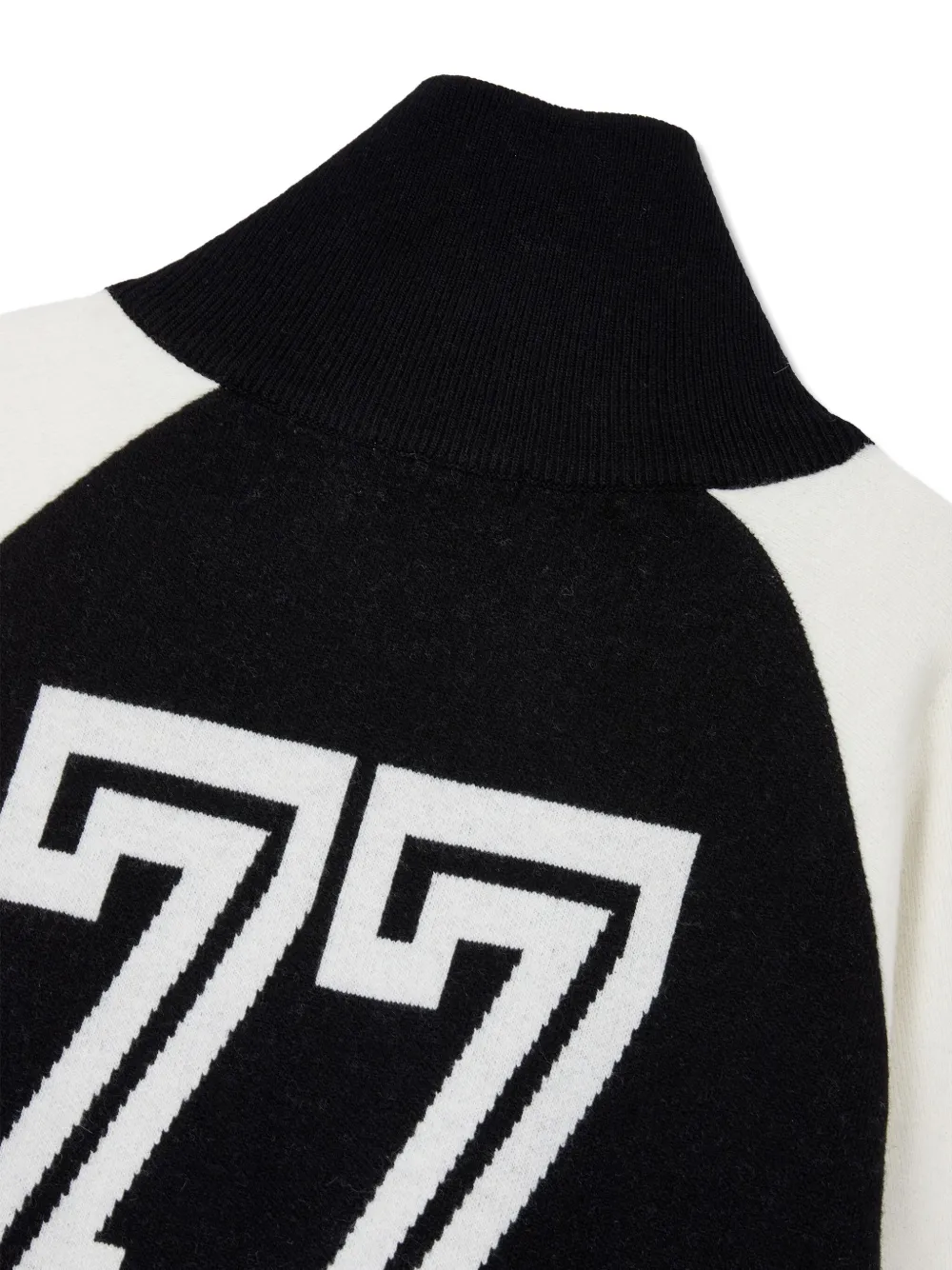 STUDIO TOMBOY Vest met rits en logo-jacquard Zwart