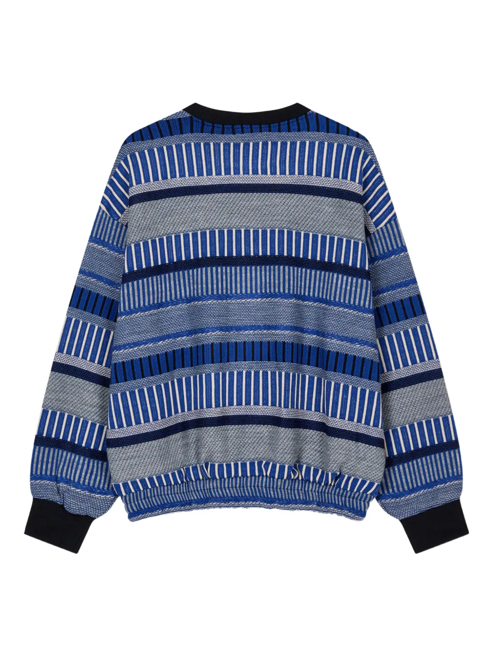 Studio Tomboy Patterned Sweatshirt In Blue