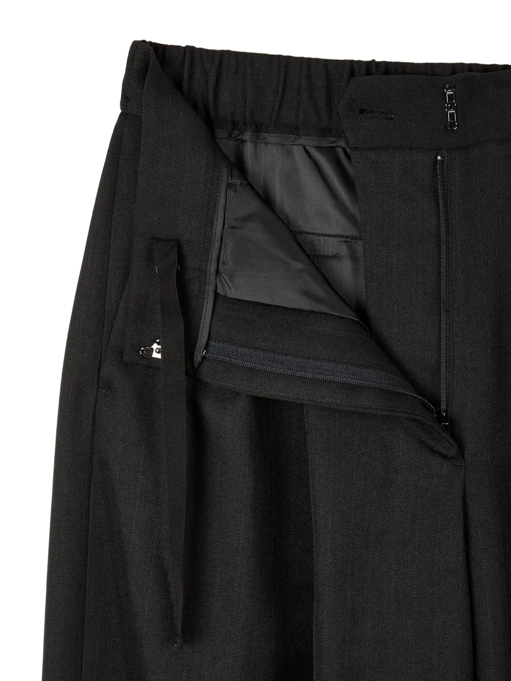Studio Tomboy Pleated Trousers In Black