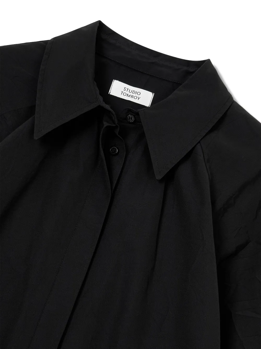 STUDIO TOMBOY Blouse met ceintuur Zwart