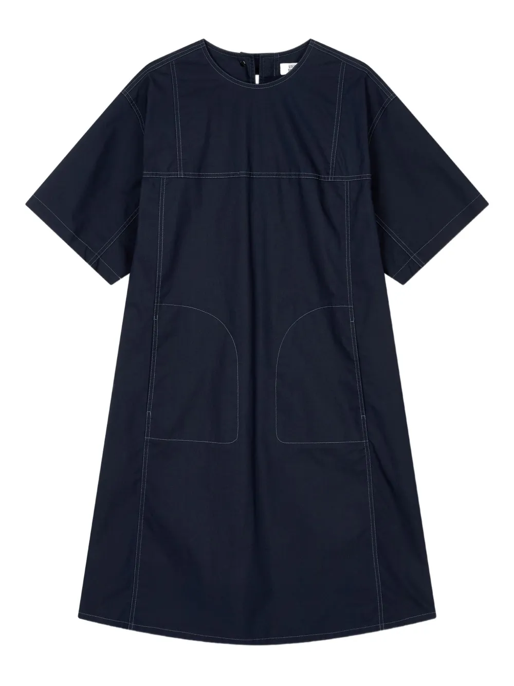 STUDIO TOMBOY twill tunic dress | Blue | Image 1