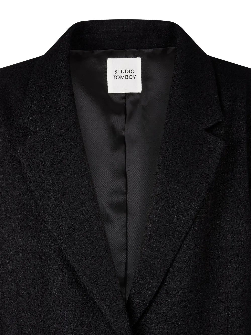 Studio Tomboy Single-breasted Blazer In Black