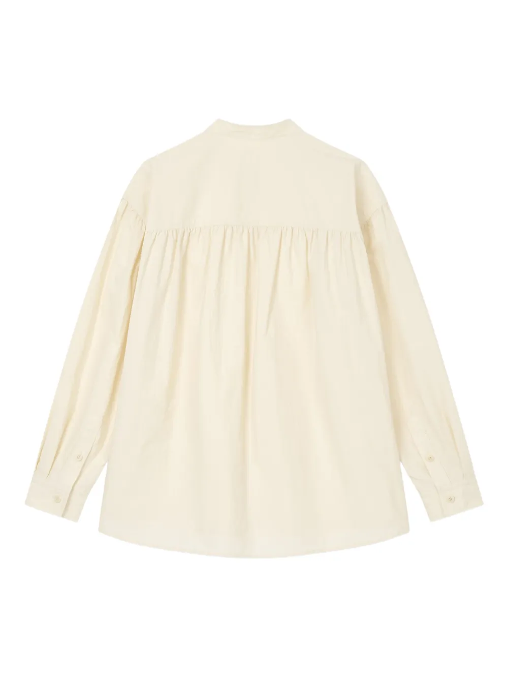 STUDIO TOMBOY shirred-detail blouse - Beige