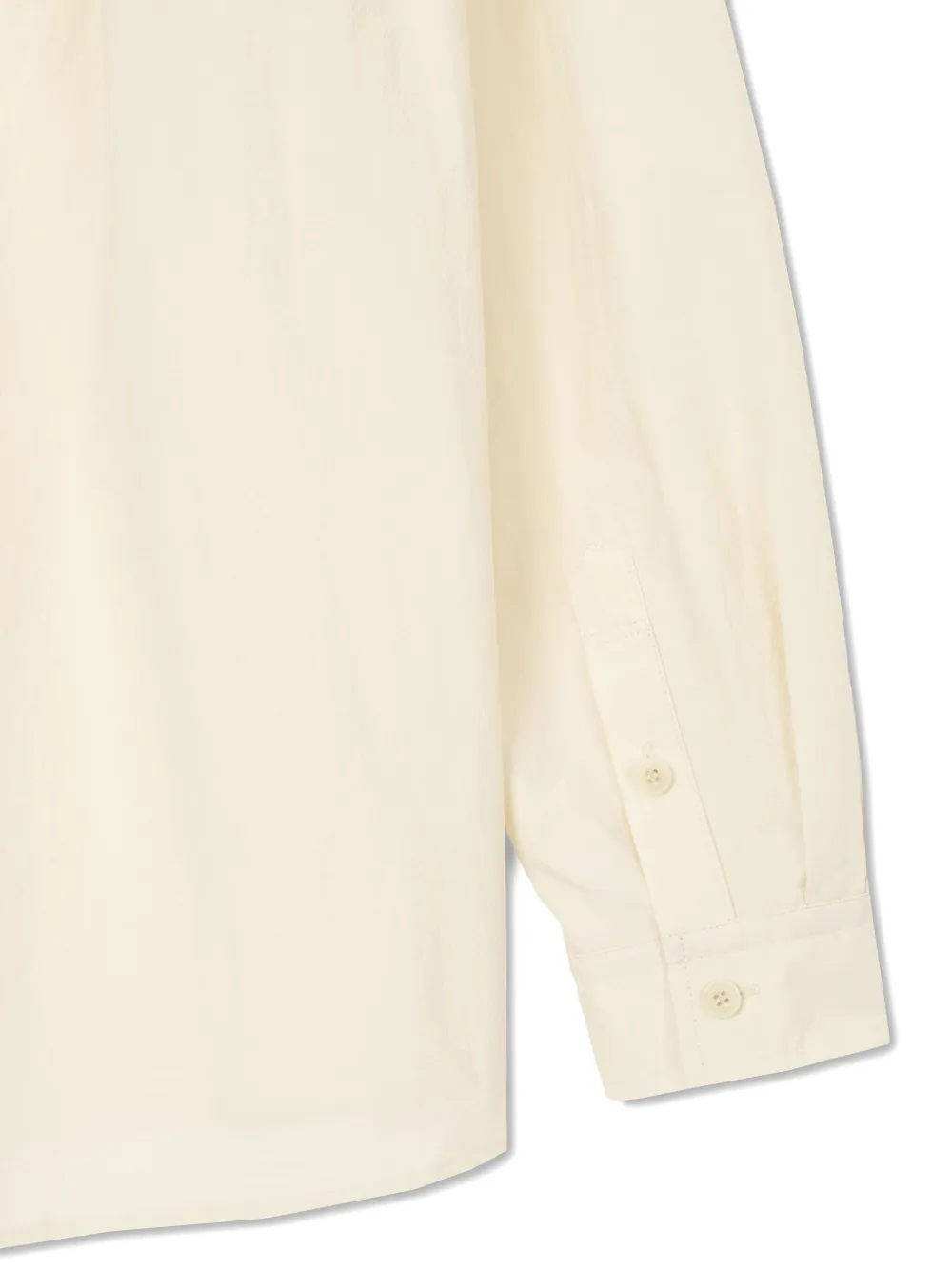 Studio Tomboy Shirred-detail Blouse In Neutral