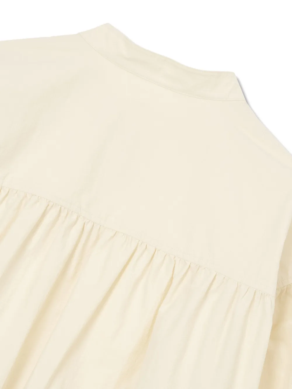 Studio Tomboy Shirred-detail Blouse In Neutral