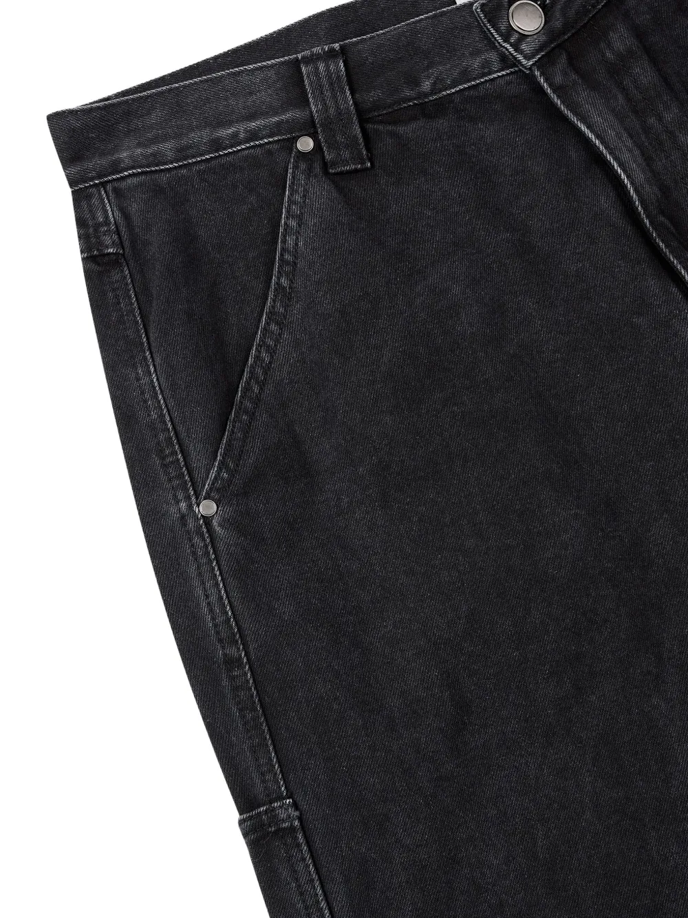 Studio Tomboy Button-fastening Jeans In Black