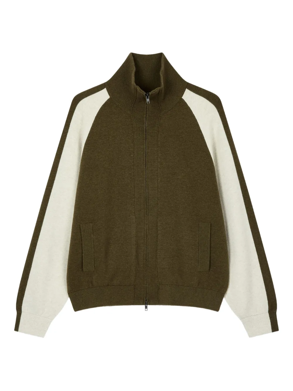 STUDIO TOMBOY zip-closure cardigan | Brown | Image 1