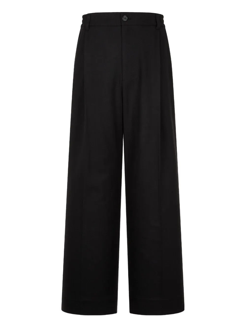 STUDIO TOMBOY button fastening pleated trousers | Black | Image 1
