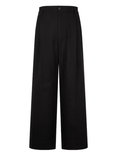 STUDIO TOMBOY button fastening pleated trousers