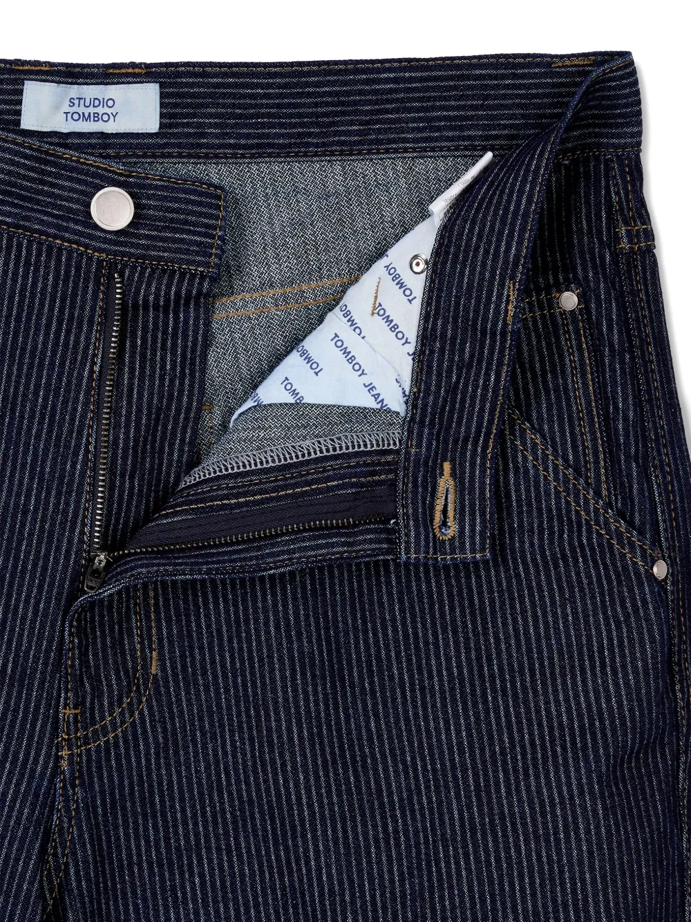 STUDIO TOMBOY Gestreepte jeans Blauw