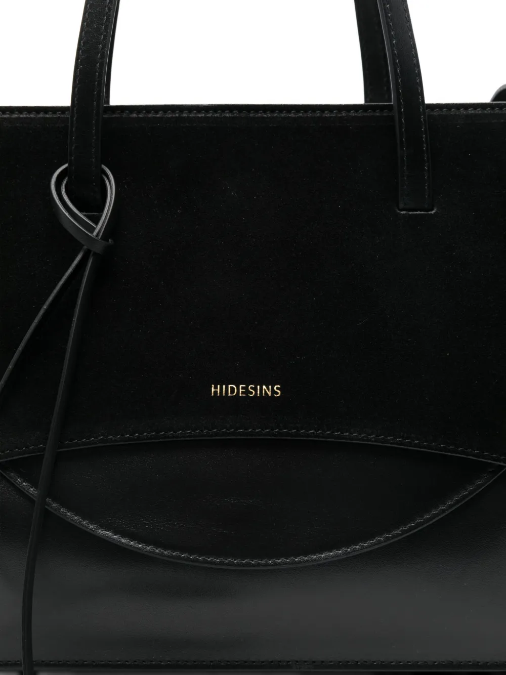 Hidesins Panelled Tote Bag In Black