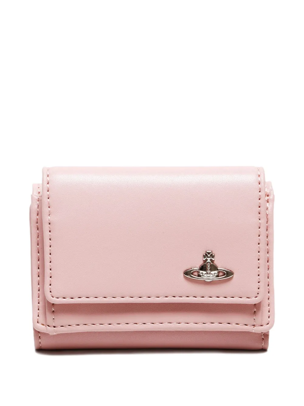 Vivienne Westwood Pre-Owned 2015-2025 Orb-plaque tri-fold wallet | Pink | Image 1