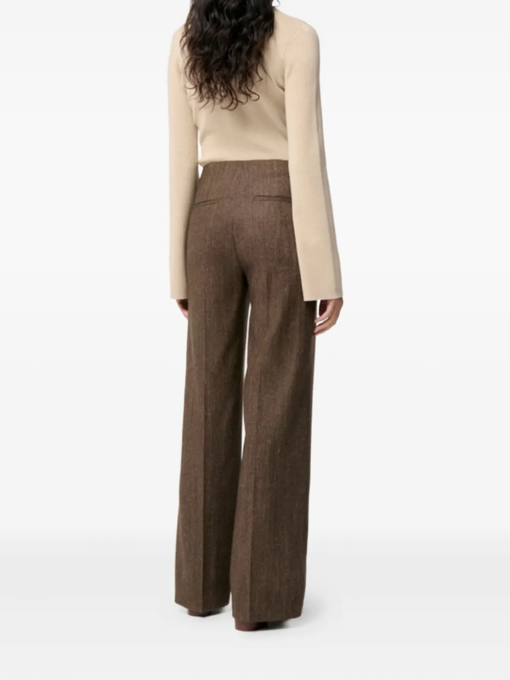 Vanessa Bruno Pleated Trousers In Brown