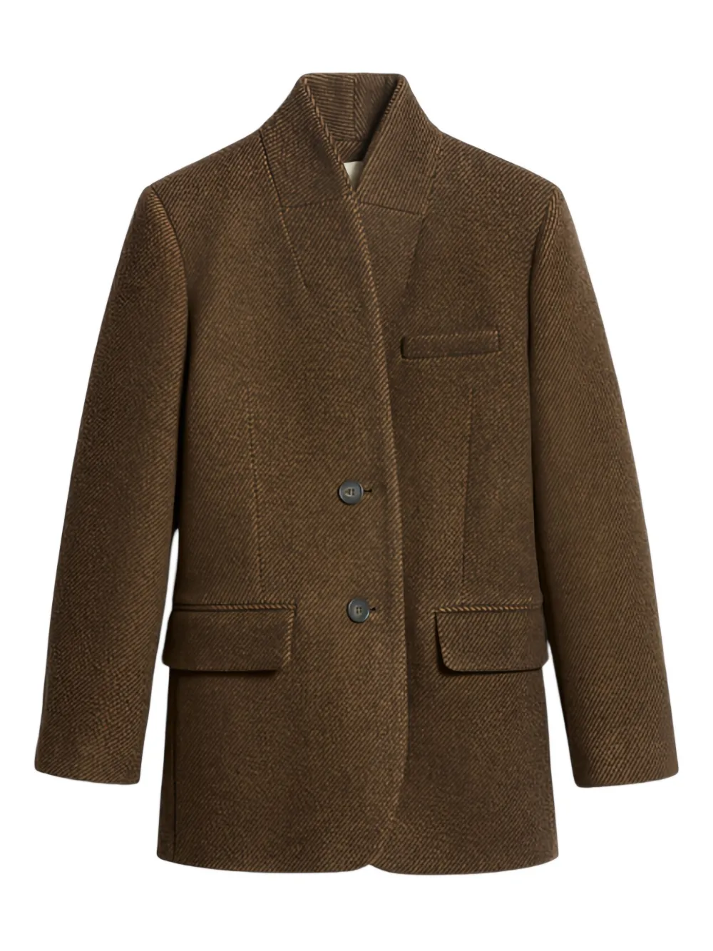 Vanessa Bruno Buttoned Blazer In Green