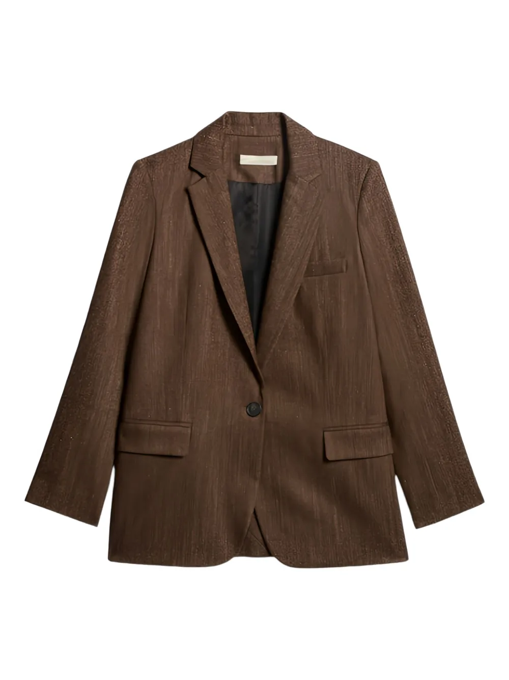 Vanessa Bruno Single-breasted Blazer In Brown