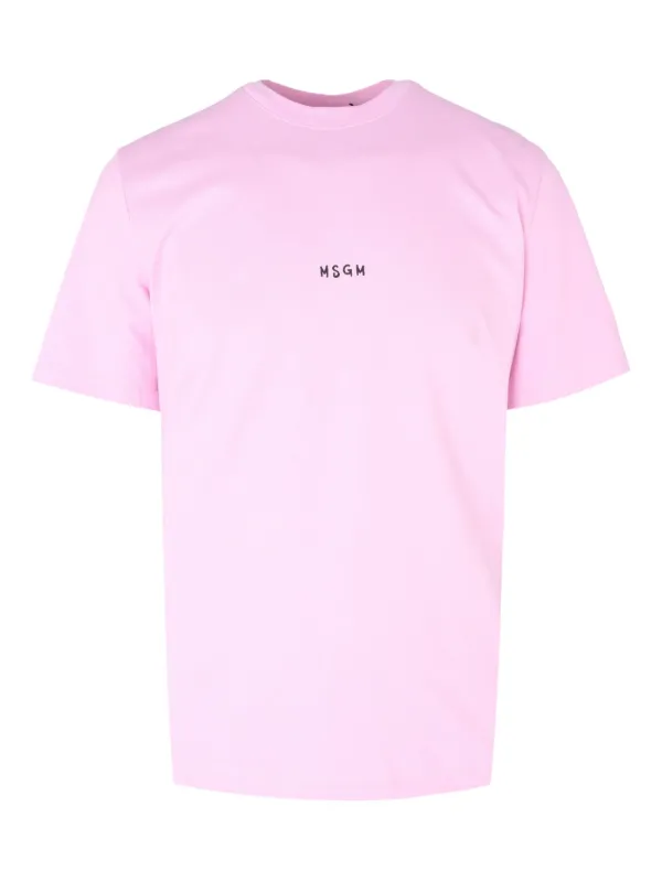 MSGM ロゴ Tシャツ | ピンク | FARFETCH JP