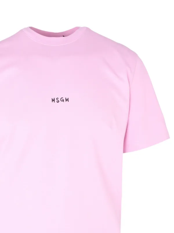MSGM Tシャツ MSGM ロゴ Tシャツ | ピンク | FARFETCH JP