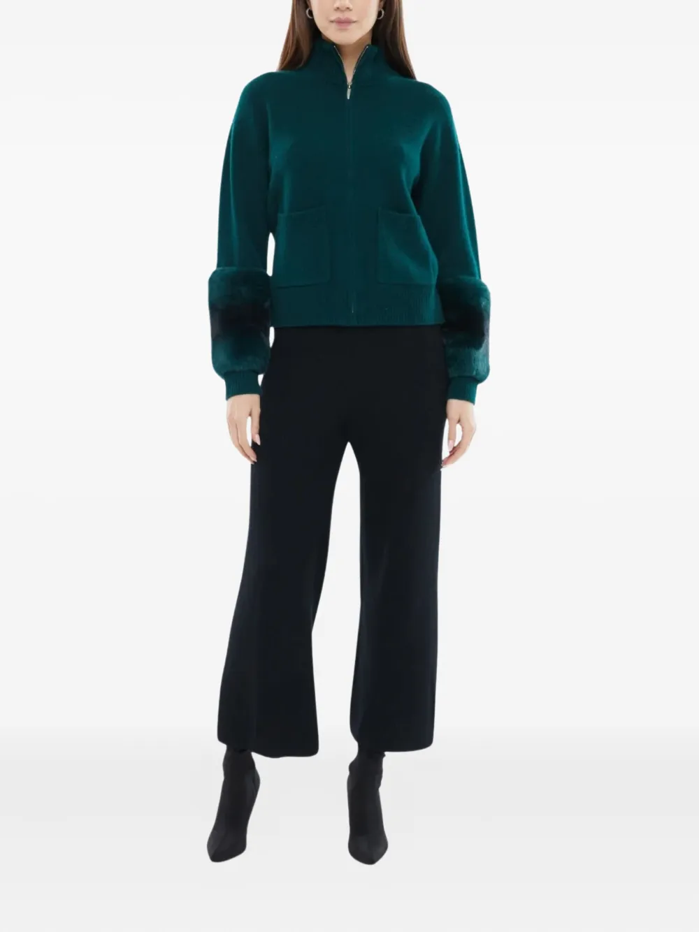 Izaak Azanei zip-up cardigan | Cardigans | Image 2