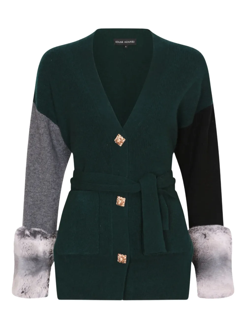 Izaak Azanei cárdigan con moño | verde | Image 1