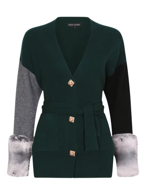 Izaak Azanei tie-fastening cardigan