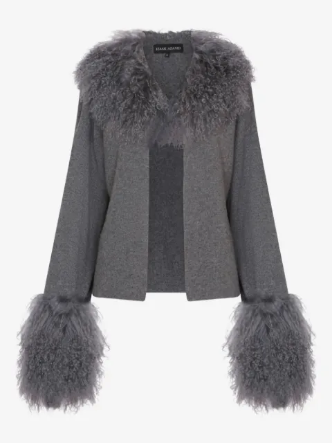 Izaak Azanei shearling jacket