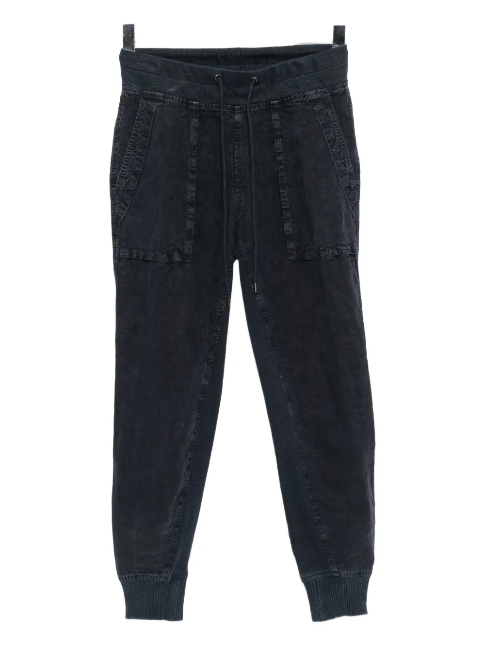 James Perse Mixed Media Pants In Blue