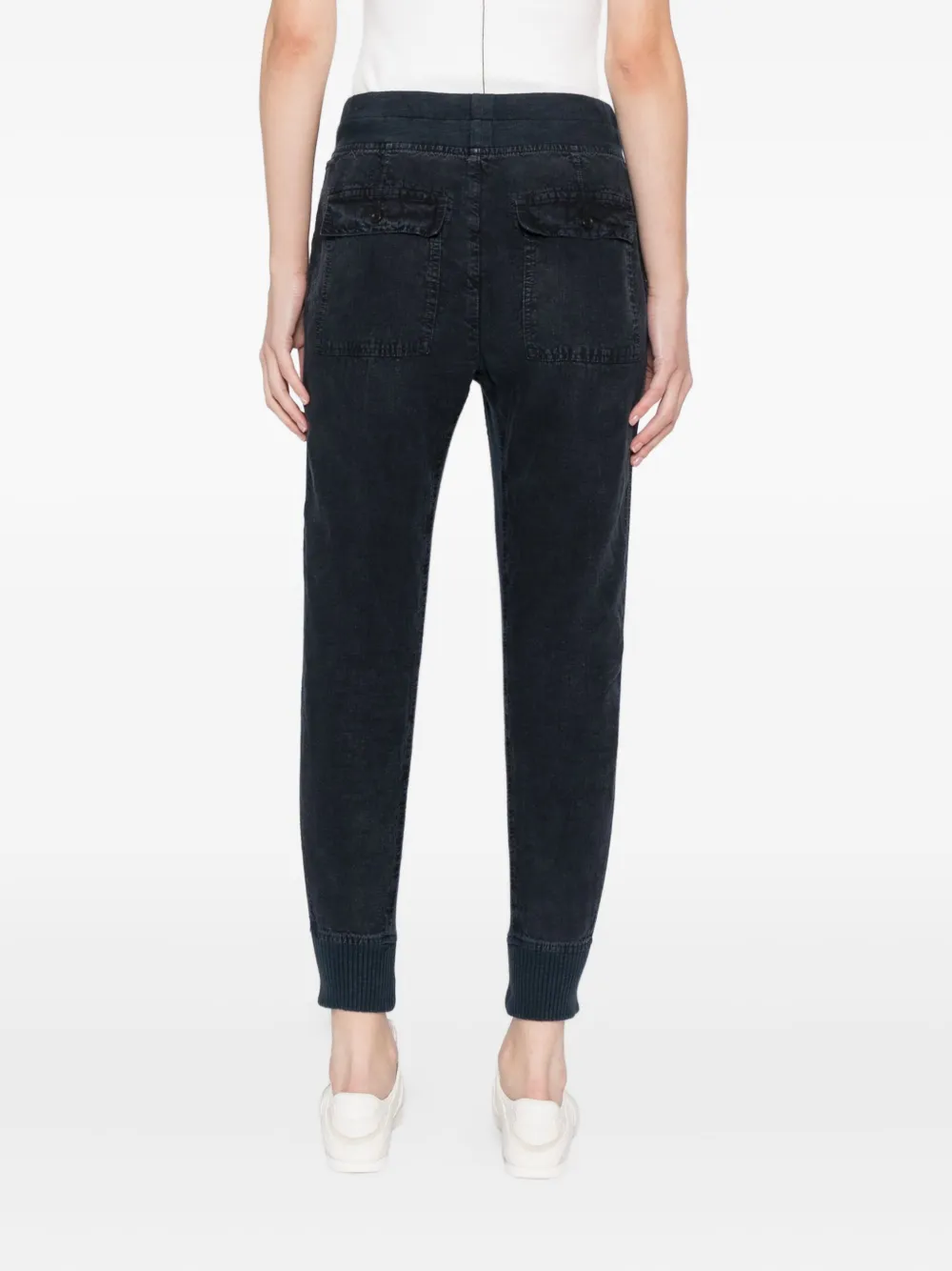 James Perse Mixed Media Pants In Blue