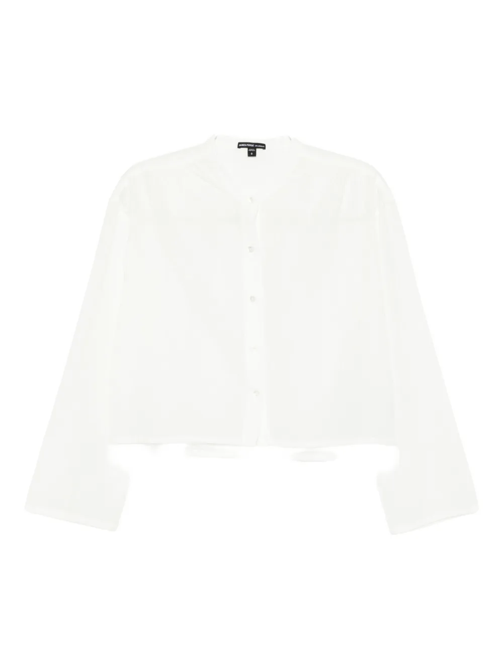 James Perse Textured Shirt In White